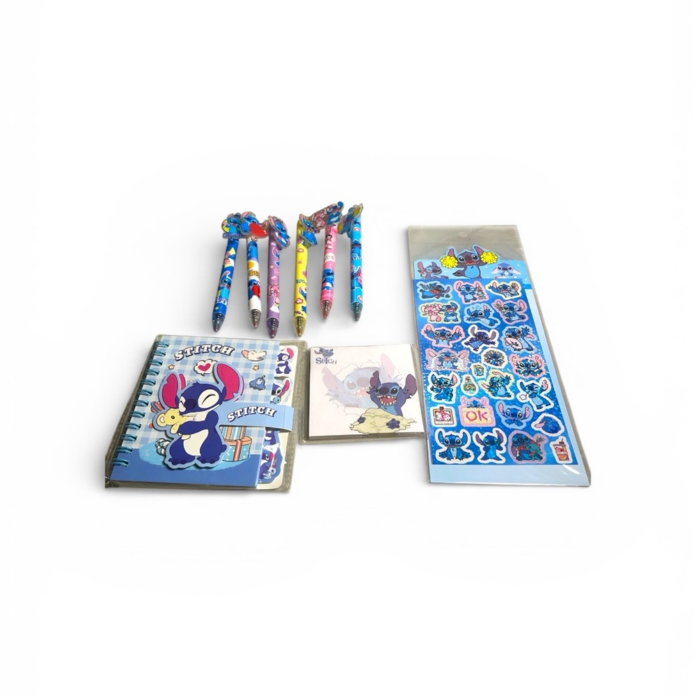 Stitch Kids Stationery Set - Blue